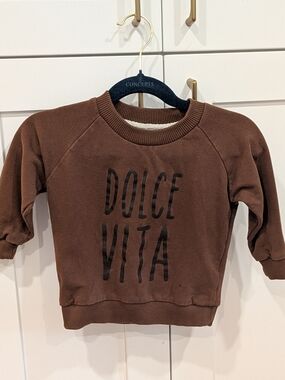 Plumkids Label - Dolce Vita Brown Kids Sweatshirt
